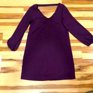 Tinley Sheer Purple‎ Dress S